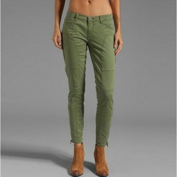 BLANKNYC Stick Shift Army Green Skinny Jeans 25 - Picture 2 of 4